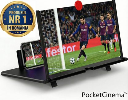 PocketCinema™ - Vezi mai bine, Stai mai comod