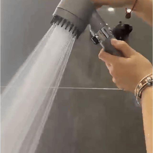Pară de Duș cu Filtru HYDRO BOOST - Presiune Mărită 3 în 1